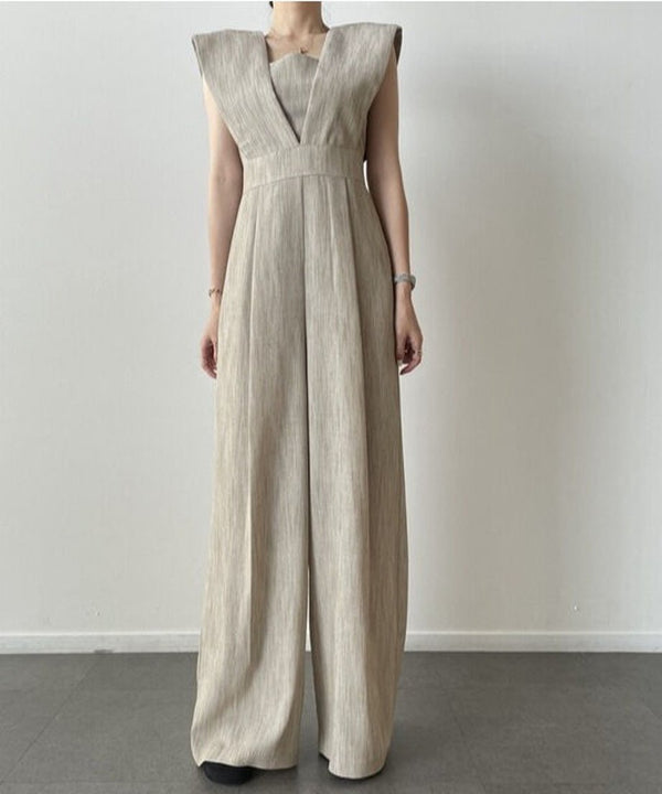 Cap Sleeve Overalls